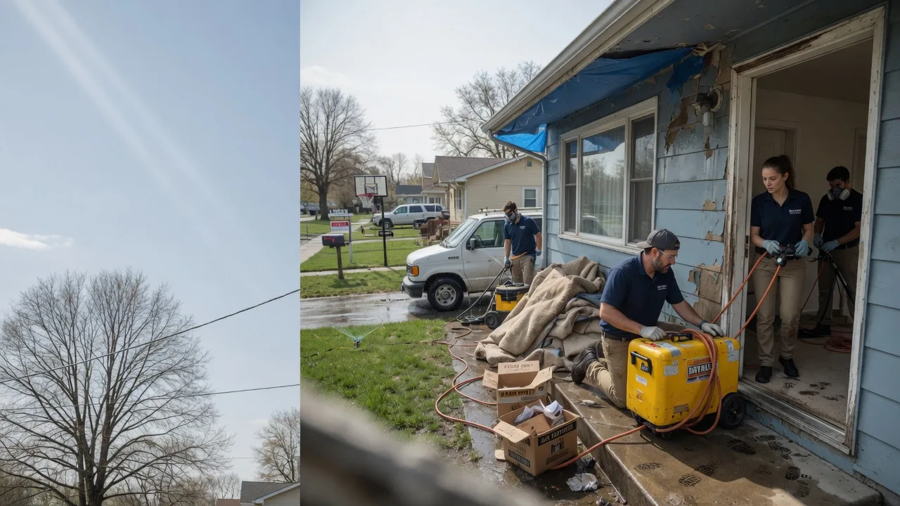 Basement Flood Cleanup in Dresden, OH near me